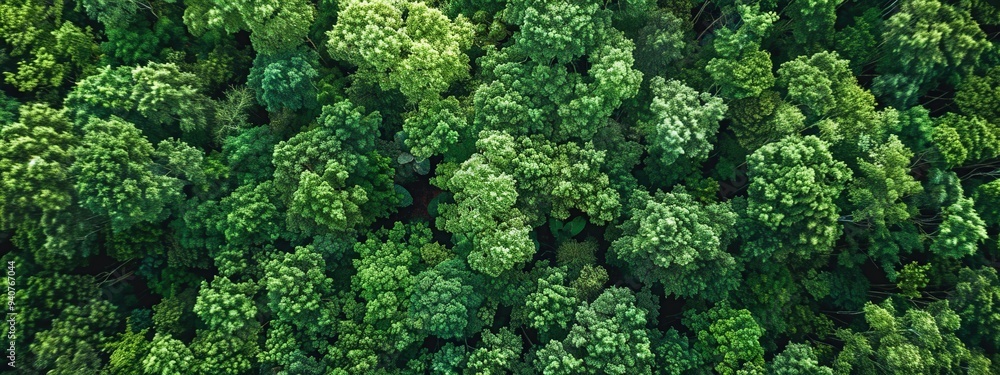 Aerial view of green forest. Top view of green trees. Aerial view of green forest. Top view of green trees.