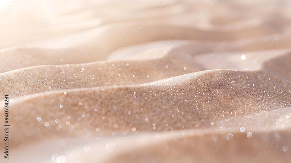 Obraz premium desert wave wallpaper