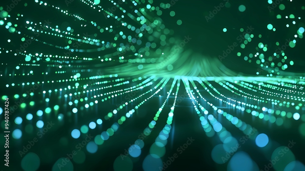 A digital technology speed connect blue green background, cyber nano information, abstract communication, innovation future tech data, Generative AI illustrations. A digital technology speed connect blue green background, cyber nano information, abstract communication, innovation future tech data, Generative AI illustrations.
