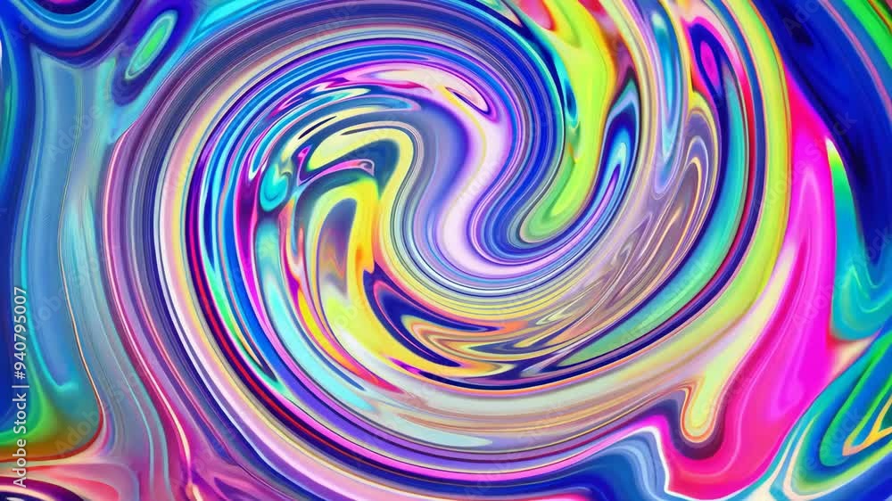 Prismatic Waves: Psychedelic Abstract Patterns Prismatic Waves: Psychedelic Abstract Patterns