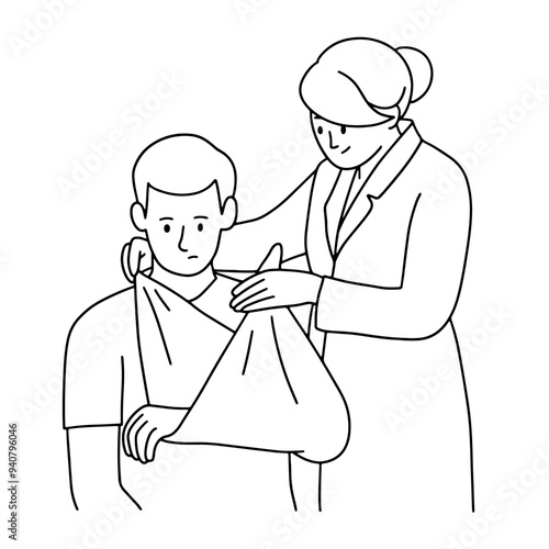 First aid for broken bones