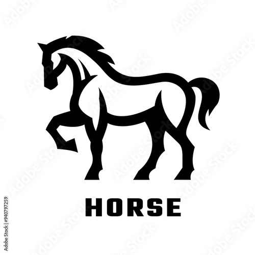 Horse logo, symbol.