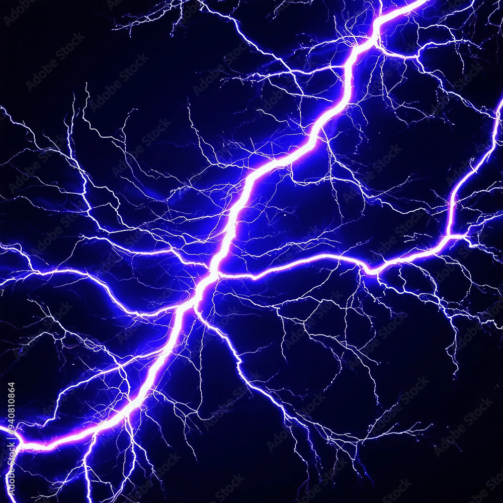Fototapeta premium background of lightning electric energy flow