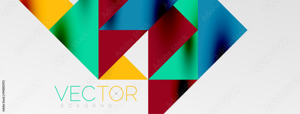 Tech minimal overlapping triangle shapes elements geometric graphic pattern Tech minimal overlapping triangle shapes elements geometric graphic pattern