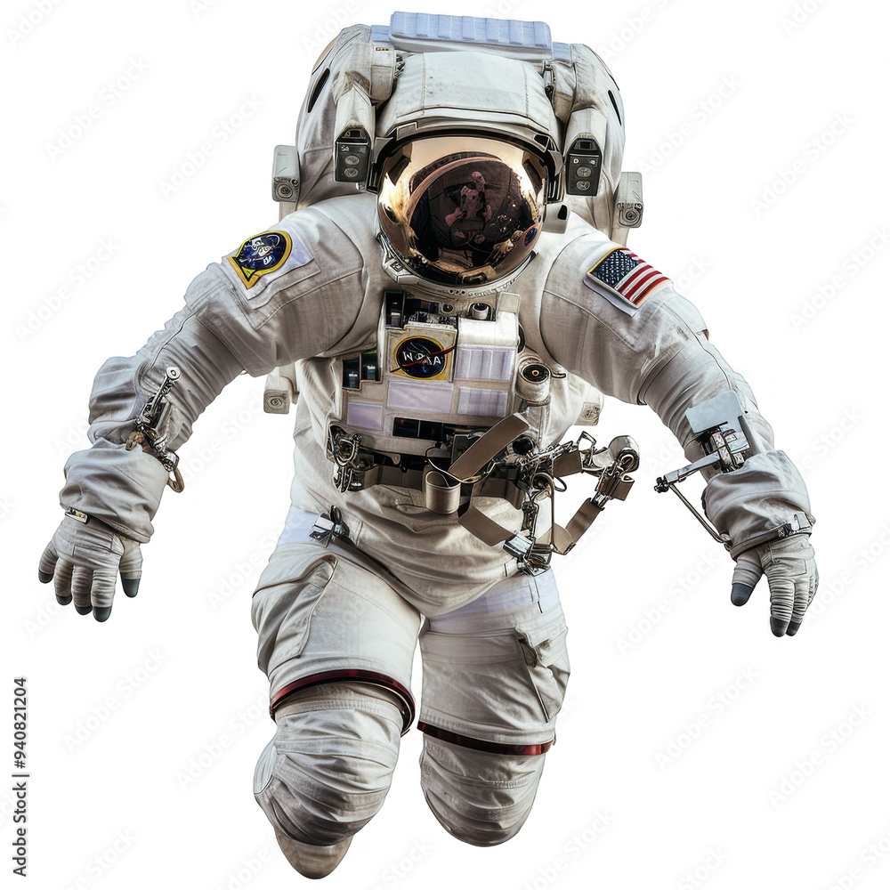 Astronaut Isolated on a Transparent Background Astronaut Isolated on a Transparent Background