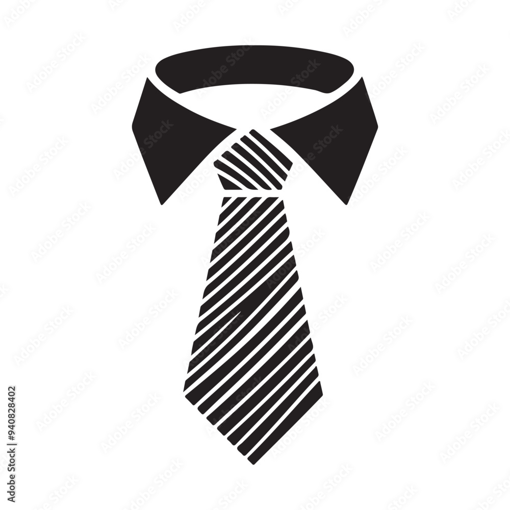 silhouette tie vector silhouette tie vector
