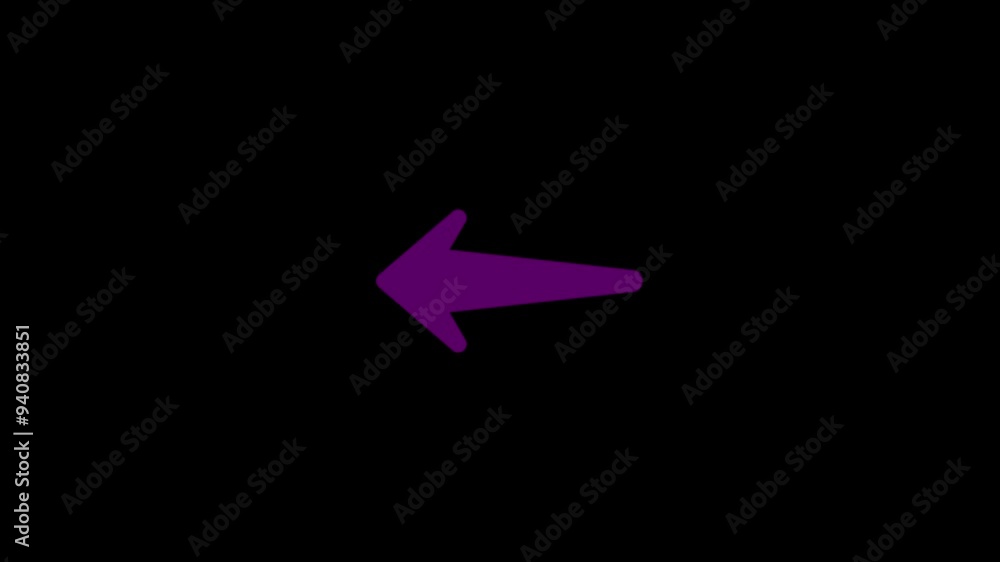 moving arrow pointing to the left. direction arrows animation. Abstract directional arrow icon and loop loading animation background. moving arrow pointing to the left. direction arrows animation. Abstract directional arrow icon and loop loading animation background.