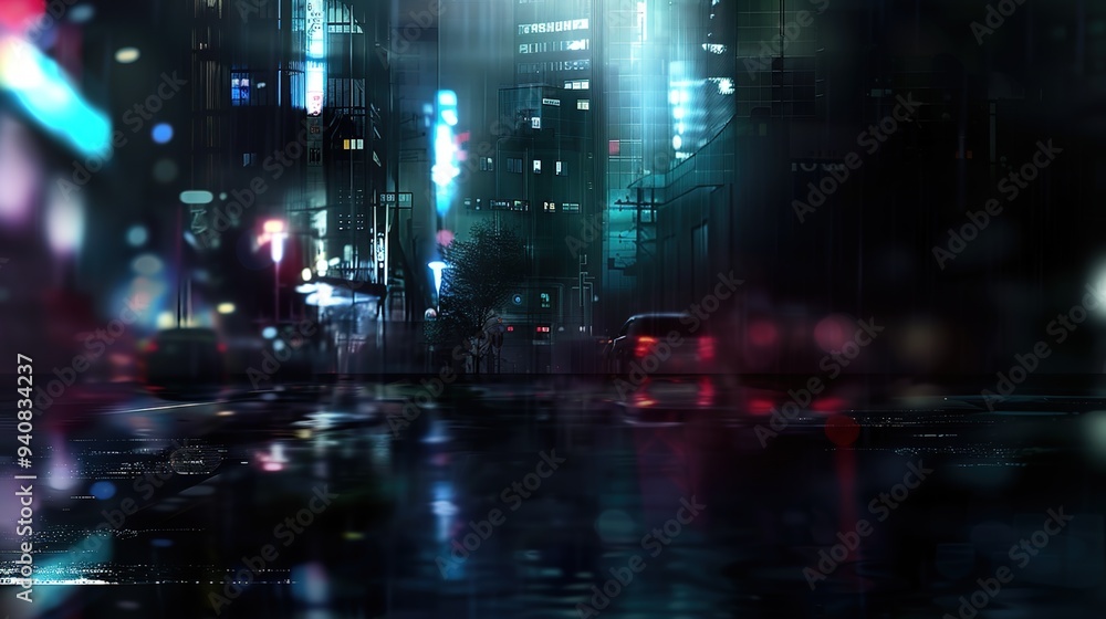 Abstract colorful circular bokeh with city background Abstract colorful circular bokeh with city background