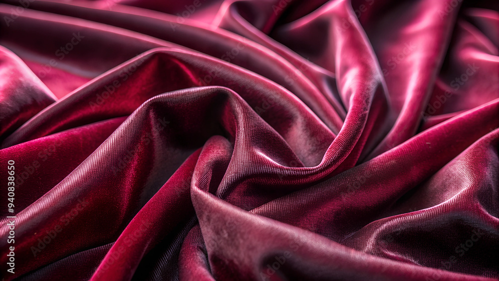Obraz premium Detailed texture of velvet with a rich, plush surface and subtle light reflections