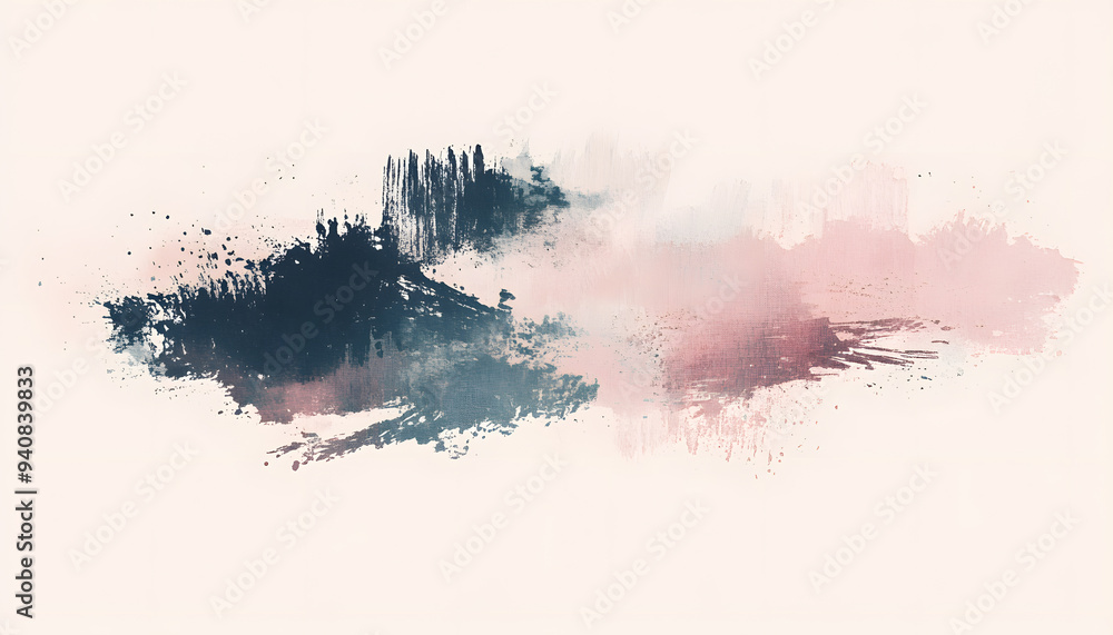 Random brush strokes in muted colors on a plain background, offering an artistic yet minimalist vibe Random brush strokes in muted colors on a plain background, offering an artistic yet minimalist vibe