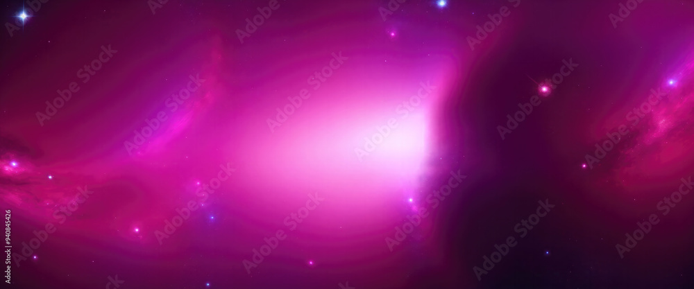 Fototapeta premium Beautiful Maroon Sci-fi cosmic space background
