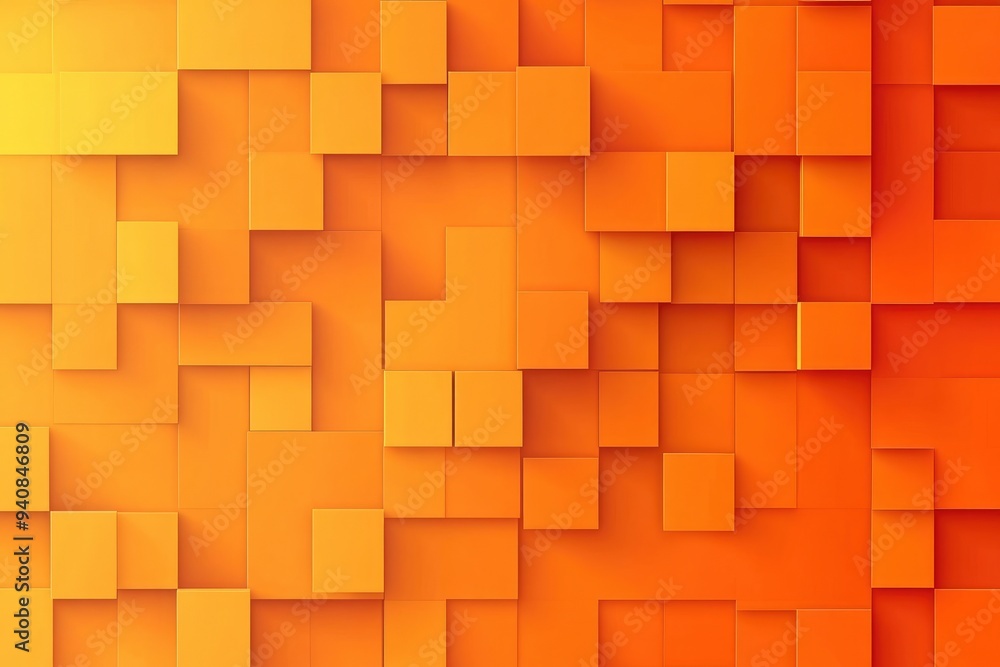 Vector gradient orange background. Abstract texture of the orange squares for publication, design, poster, calendar, post, screensaver, wallpaper, postcard, cover, banner, website. Illustration , ai Vector gradient orange background. Abstract texture of the orange squares for publication, design, poster, calendar, post, screensaver, wallpaper, postcard, cover, banner, website. Illustration , ai