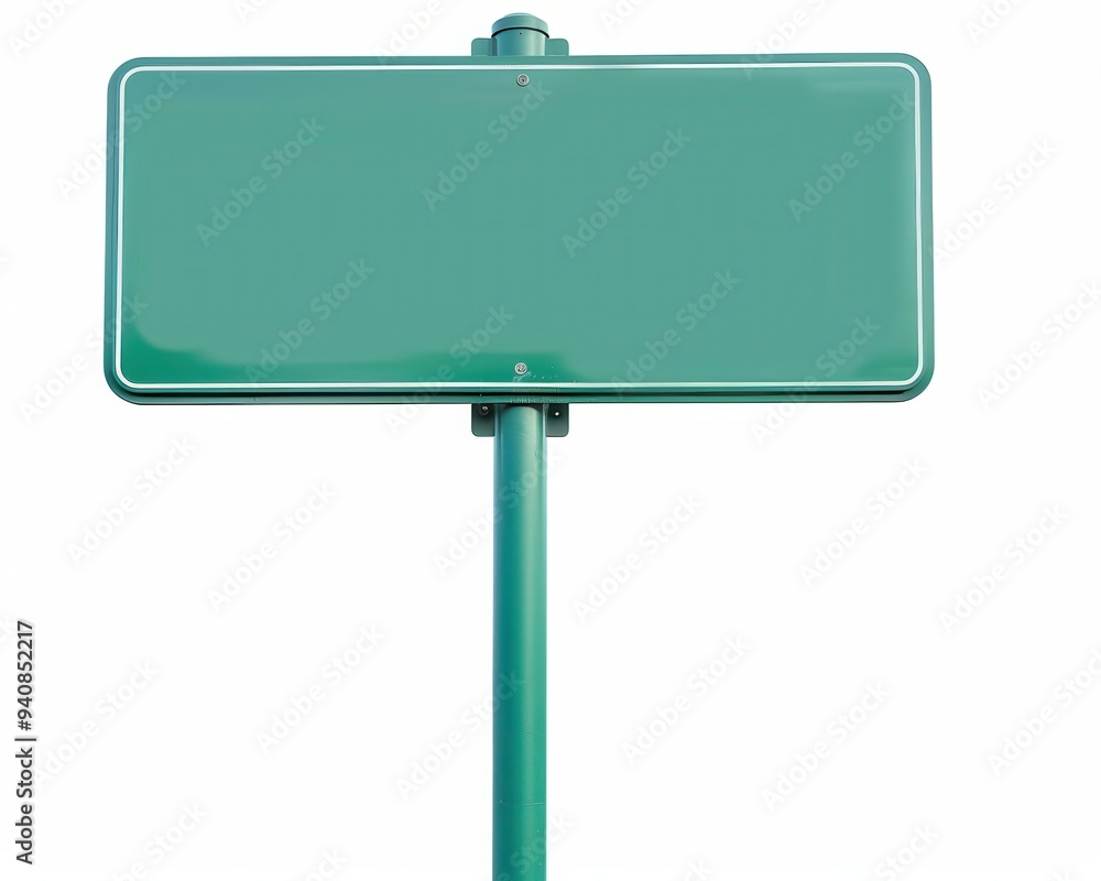 Street Sign Isolated. Blank Road Direction 2 Street Pole Sign Street Sign Isolated. Blank Road Direction 2 Street Pole Sign