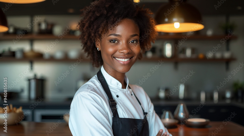 portrait of a woman in a restaurant portrait of a woman in a restaurant