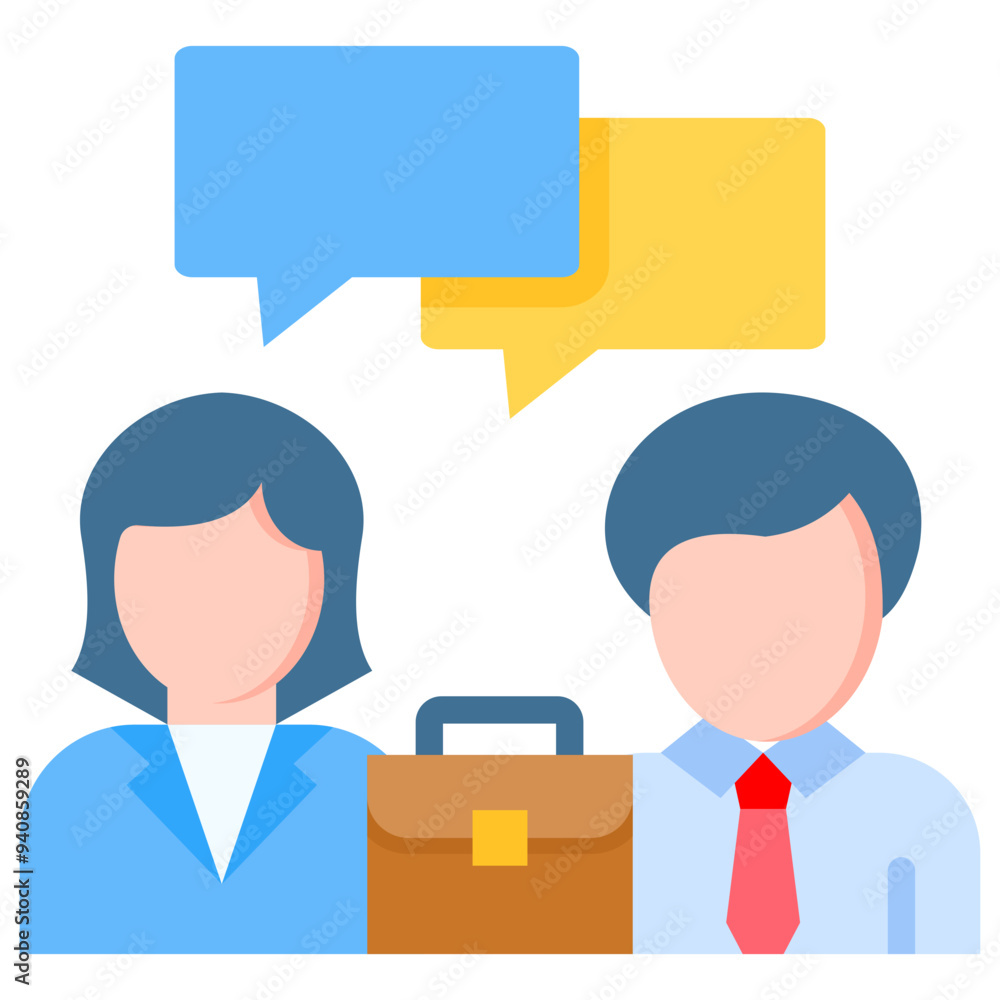 Business Communication Icon Business Communication Icon