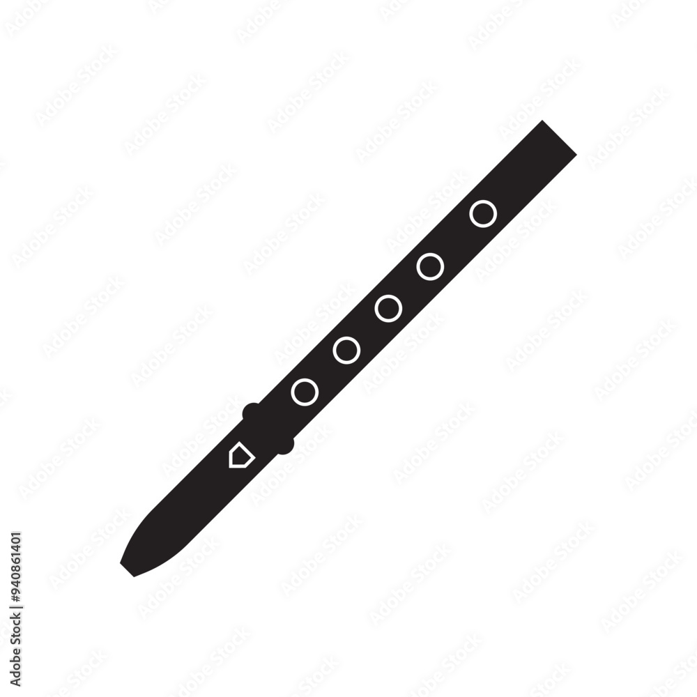 flute illustration icon flute illustration icon