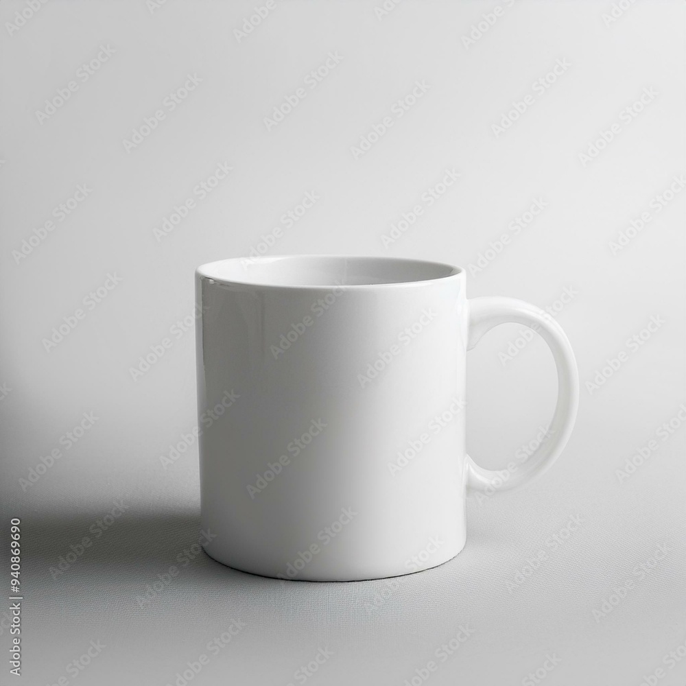 White Mug Mockup With White Background White Mug Mockup With White Background