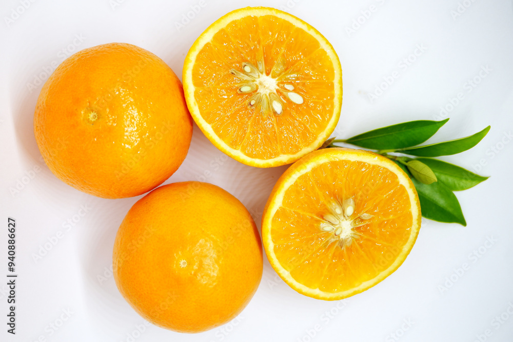 fresh orange isolated on white background fresh orange isolated on white background