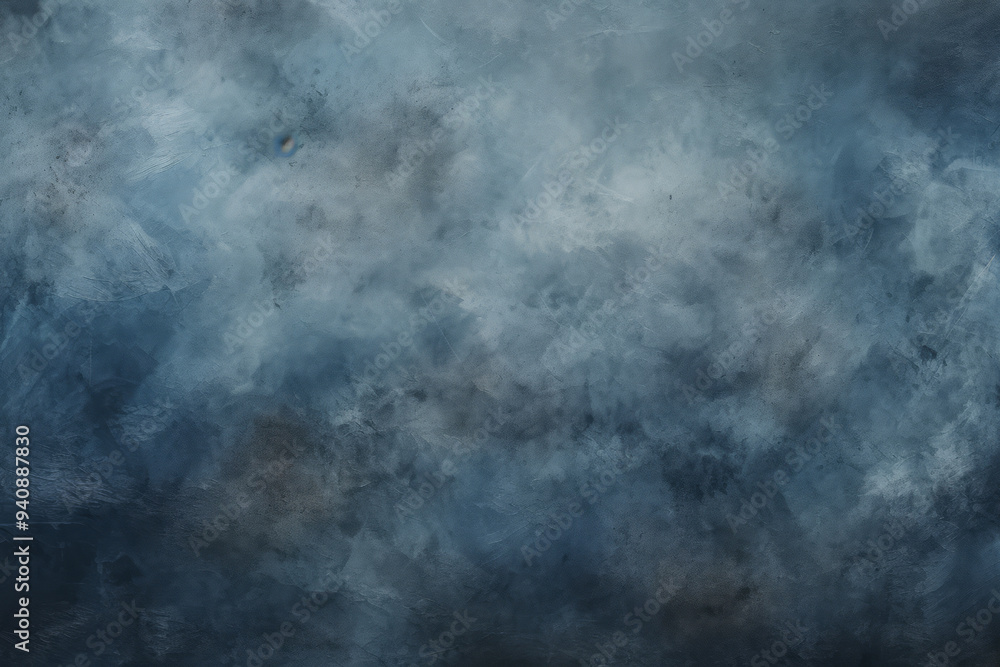 Fototapeta premium Processed collage of dark blue plaster material texture. Background for banner, backdrop or texture