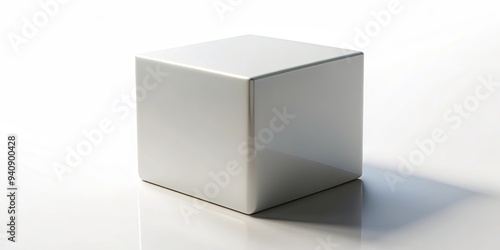 render of a cube on white background, cube,render, geometric, shape, object, design,box, blank, symmetric, isolated