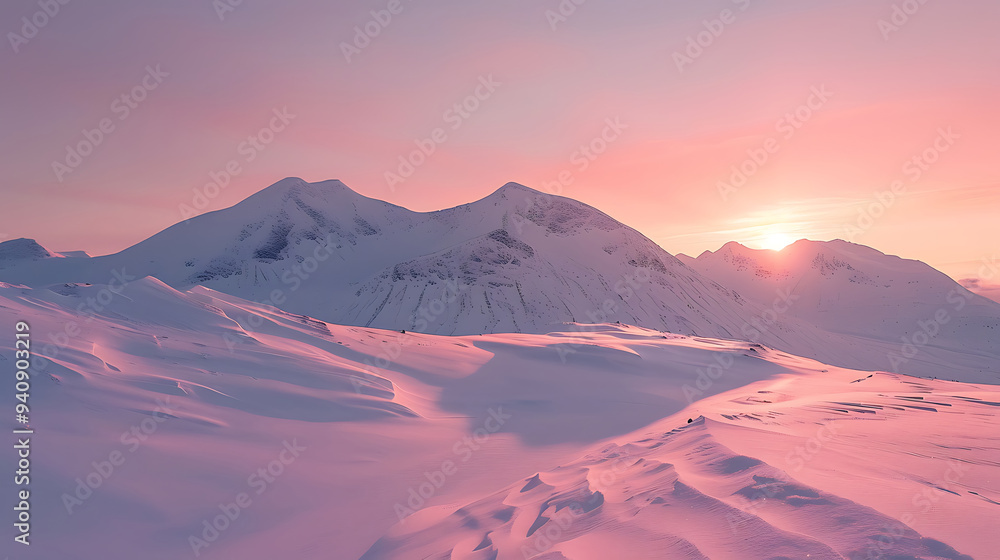 Naklejka premium mountain in the nature