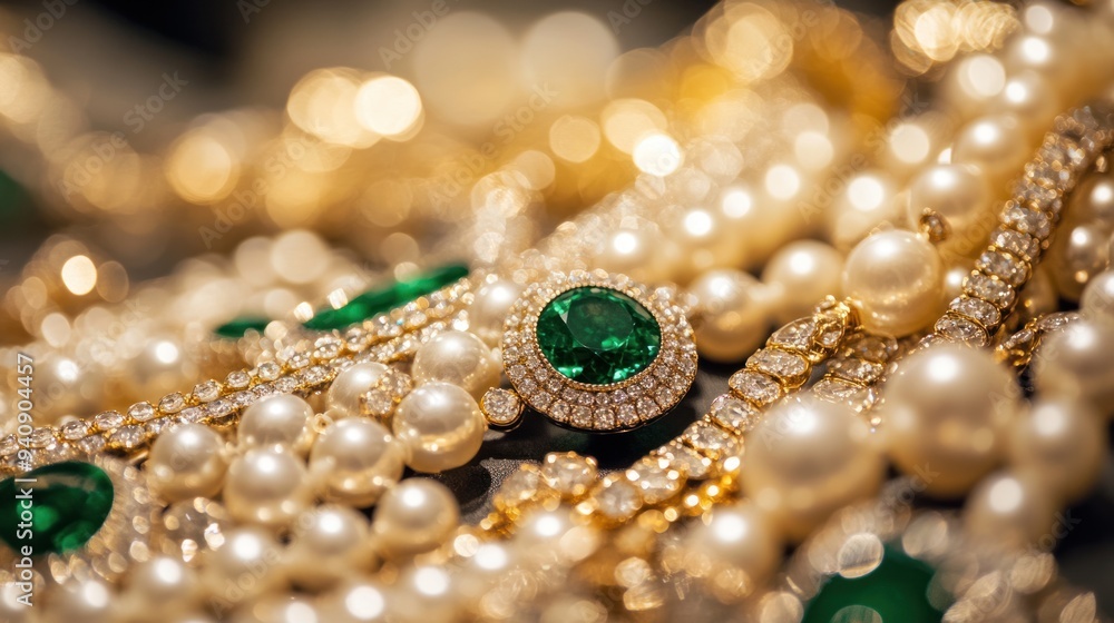 Emerald and Pearl Jewelry Emerald and Pearl Jewelry