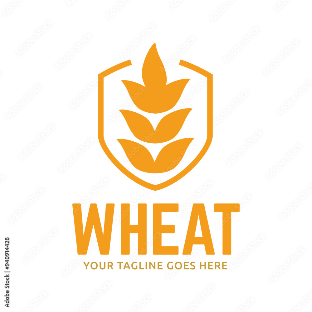 wheat / grain icon vector logo design template wheat / grain icon vector logo design template