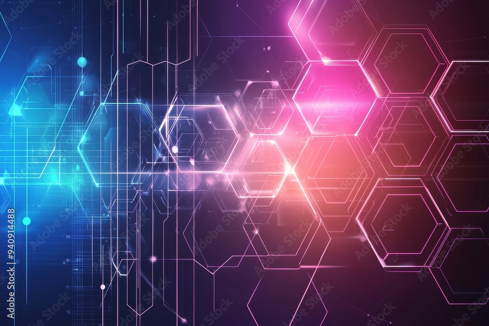 Hexagonal structure and chemical compounds. Background in technology. Hexagonal structure and chemical compounds. Background in technology.