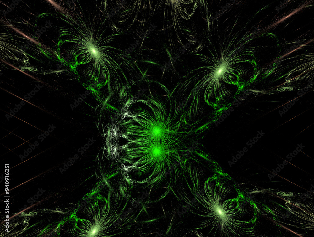 Imaginatory fractal abstract background Image