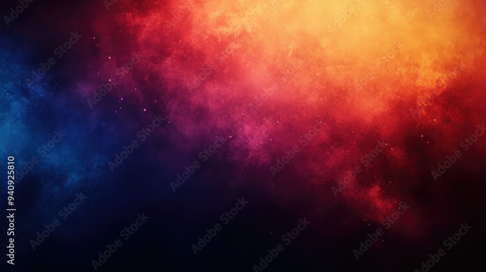 Fototapeta premium abstract background colors fluid liquid dark blurred with noise effect grain glowing wallpaper