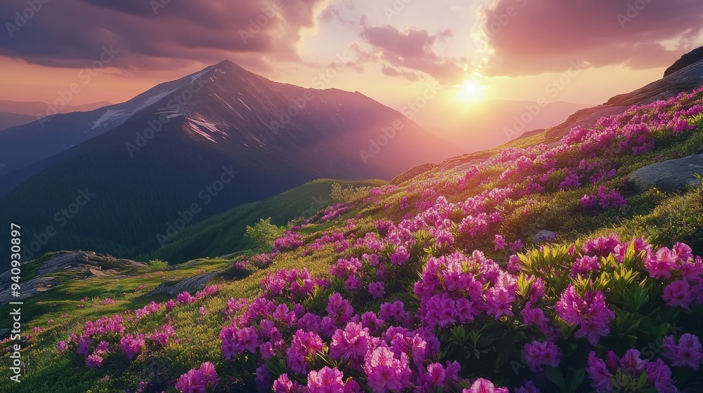 Sunrise Over Mountain Meadow Sunrise Over Mountain Meadow