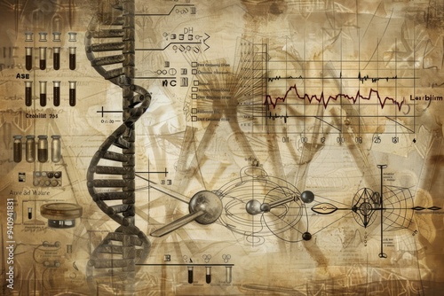 The evolution of medical science through history, AI generated