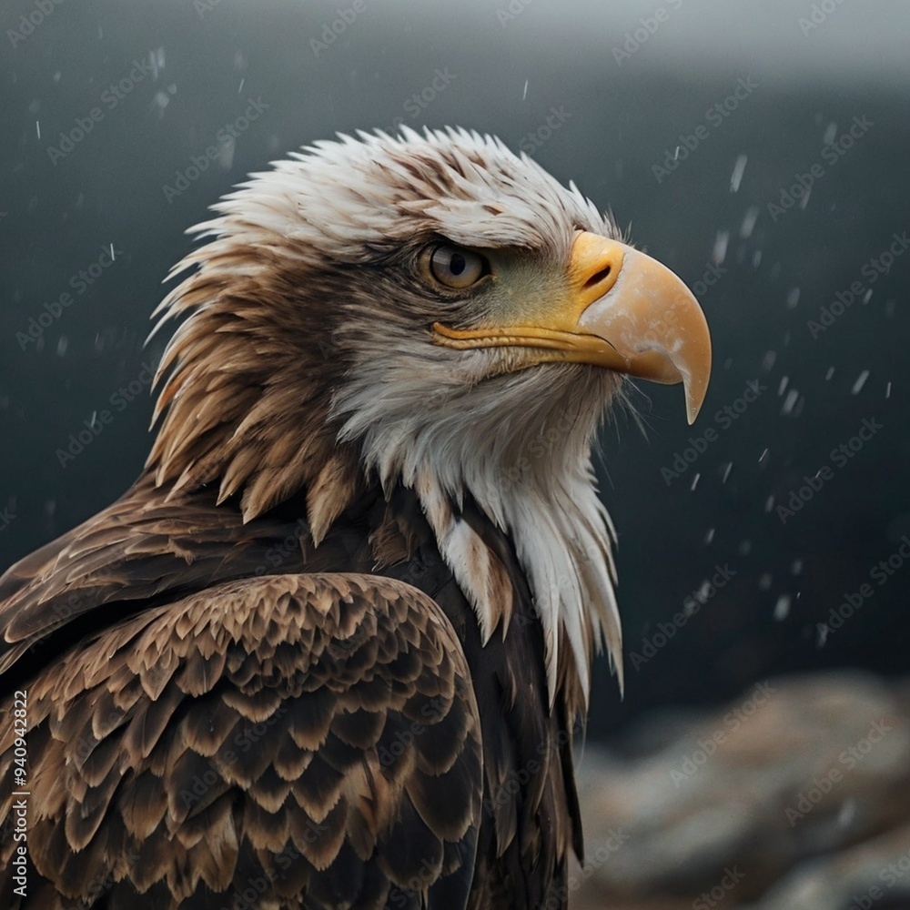 Obraz premium american bald eagle