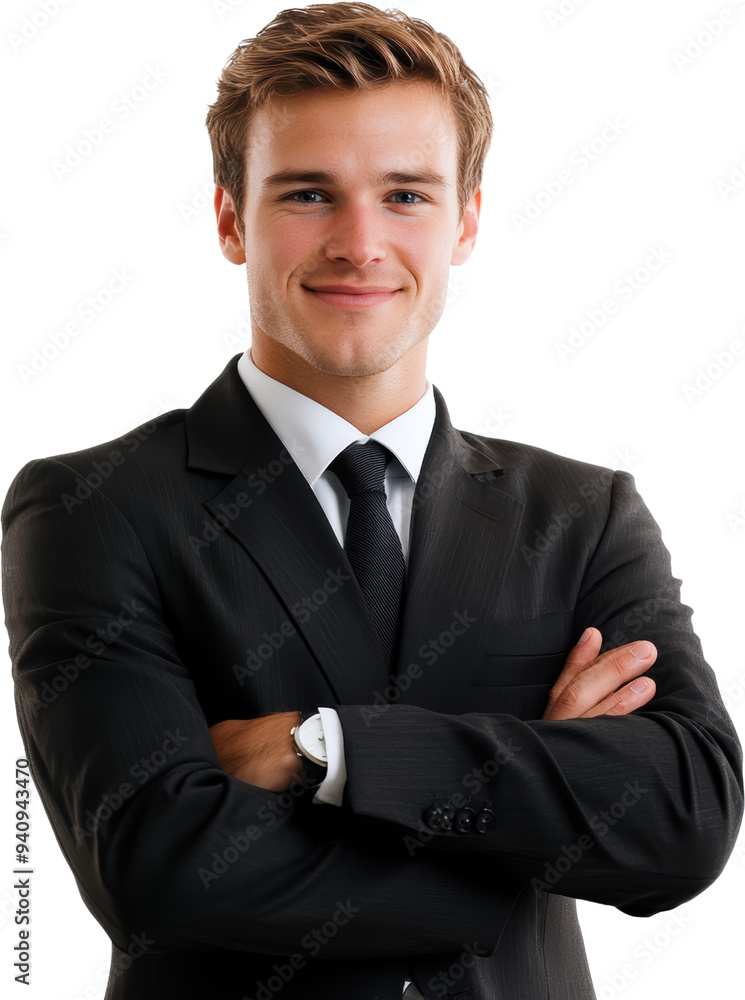 Confident Businessman Portrait Professional Man In Suit Confident Businessman Portrait Professional Man In Suit