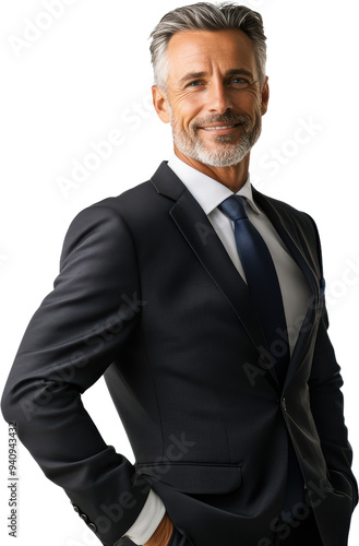 Confident Businessman in Suit Portrait Professional Corporate