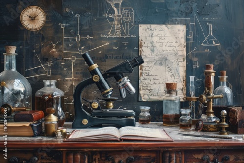 The evolution of medical science through history, AI generated