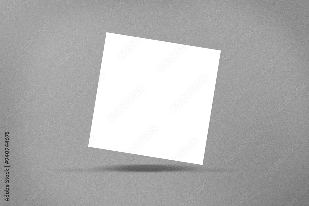 Skewed Square Flyer Mockup Skewed Square Flyer Mockup