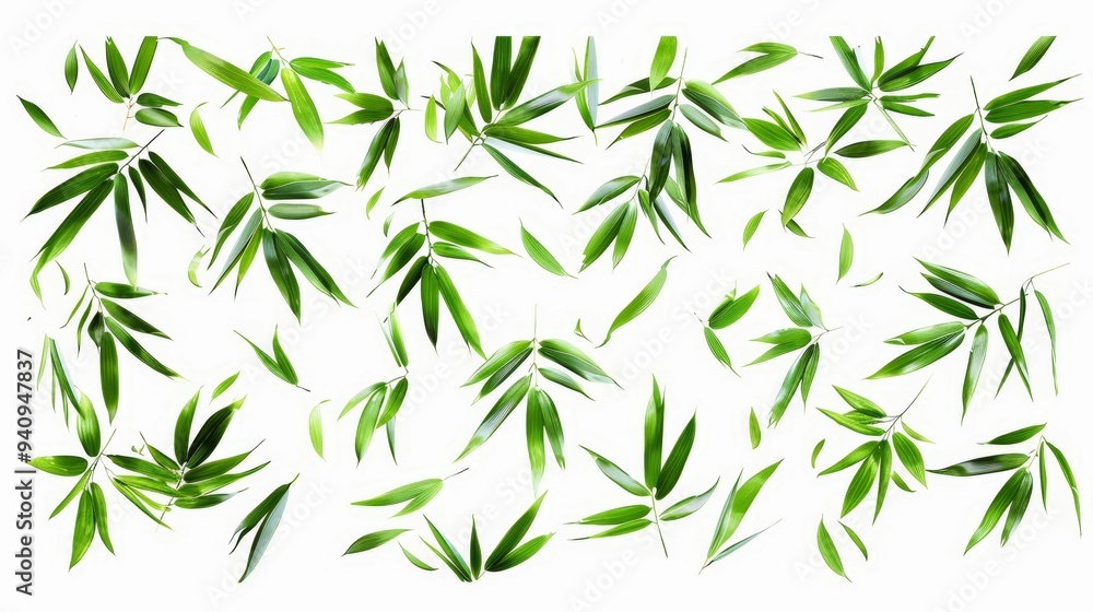 A vibrant arrangement of bamboo leaves showcasing the beauty of nature. Perfect for backgrounds and eco-friendly themes. A vibrant arrangement of bamboo leaves showcasing the beauty of nature. Perfect for backgrounds and eco-friendly themes.