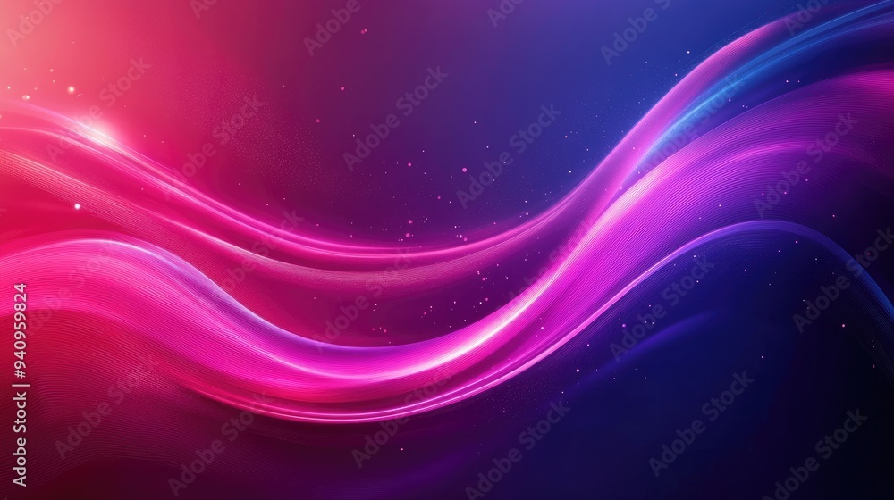 Vivid purple to magenta gradient background with neon wave effects, deep blue transitioning to pink and red hues, ideal for creative designs Vivid purple to magenta gradient background with neon wave effects, deep blue transitioning to pink and red hues, ideal for creative designs