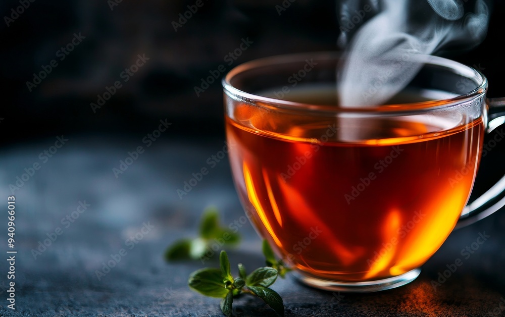 A cup of herbal tea with steam forming the word relief, Relief, Natural and soothing remedy for pain A cup of herbal tea with steam forming the word relief, Relief, Natural and soothing remedy for pain
