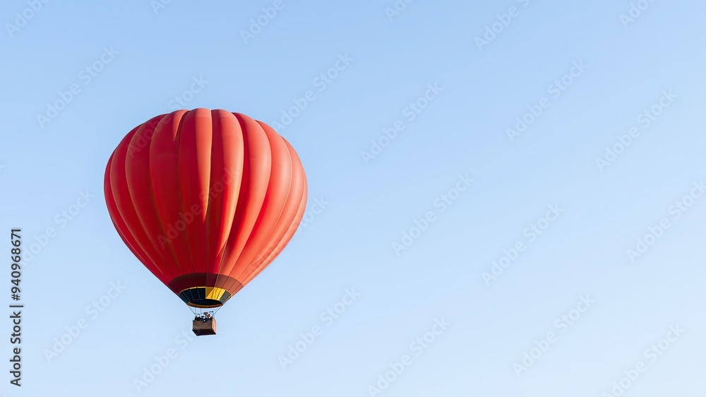 Naklejka premium hot air balloon in the sky