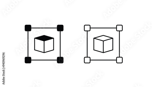 3d Icon icon design with white background stock illustration