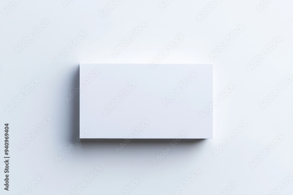top view of business card isolated on white top view of business card isolated on white