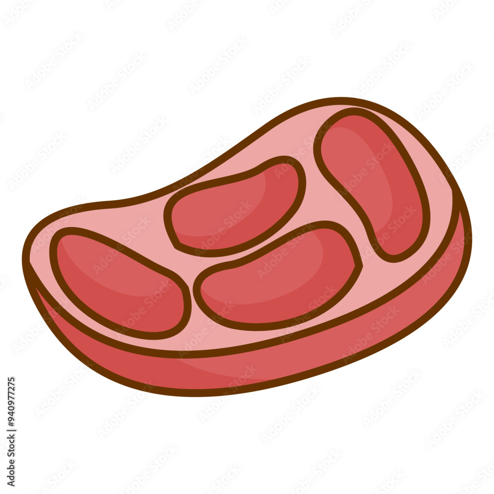 Meat Element Vector Meat Element Vector