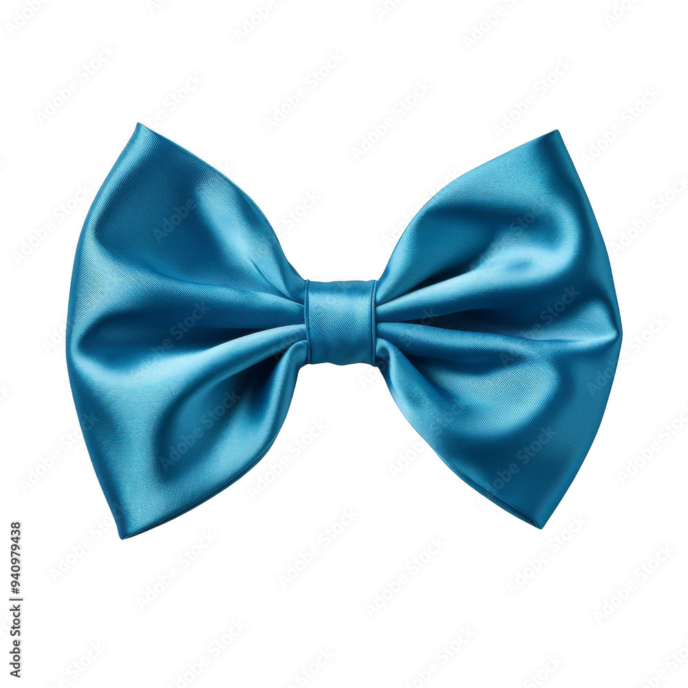 Blue Bow Isolated on a Transparent Background Blue Bow Isolated on a Transparent Background