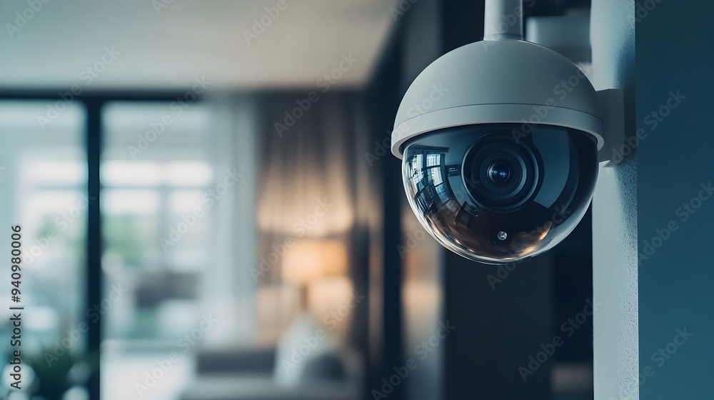 Dome security monitoring indoor business office space Dome security monitoring indoor business office space