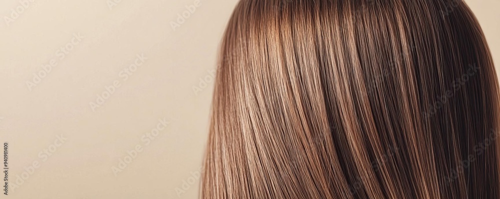 Hair mask being applied to the roots for deep conditioning, luxury care, moisture boost Hair mask being applied to the roots for deep conditioning, luxury care, moisture boost