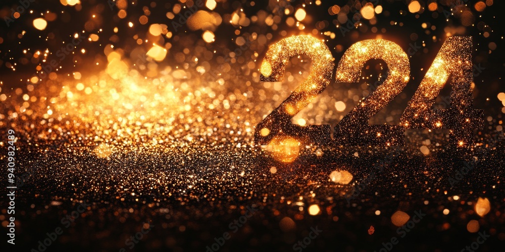 Elegant Golden Banner for Happy New Year 2025: Festive Snake Year Celebration Design with Minimalist Style. Abstract AI-Generated Artwork for Holiday Marketing, Cultural Events, and Seasonal Promotion Elegant Golden Banner for Happy New Year 2025: Festive Snake Year Celebration Design with Minimalist Style. Abstract AI-Generated Artwork for Holiday Marketing, Cultural Events, and Seasonal Promotion