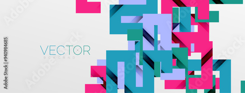 Color bend lines with shadow texture effect. Vector Illustration For Wallpaper, Banner, Background, Card, Book Illustration, landing page