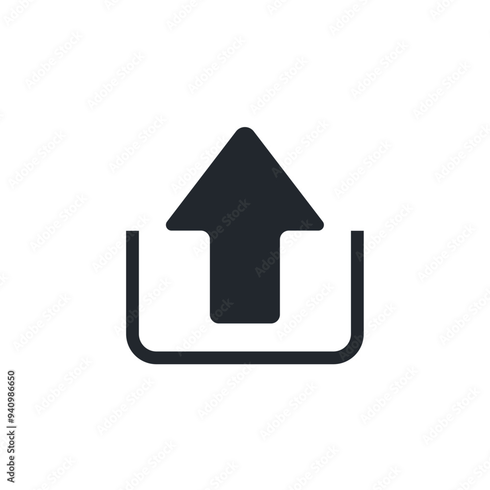 Upload icon symbol template for graphic and web design collection logo vector illustration Upload icon symbol template for graphic and web design collection logo vector illustration